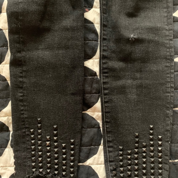 MOTHER Studded Denim Ankle Fray - Picture 7 of 7